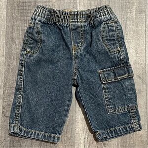 💞 Baby Boy Size 6-9 Months Blue Denim Jeans